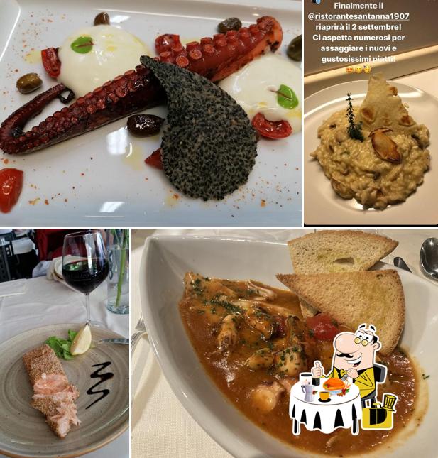 Cibo al Ristorante Sant'Anna 1907