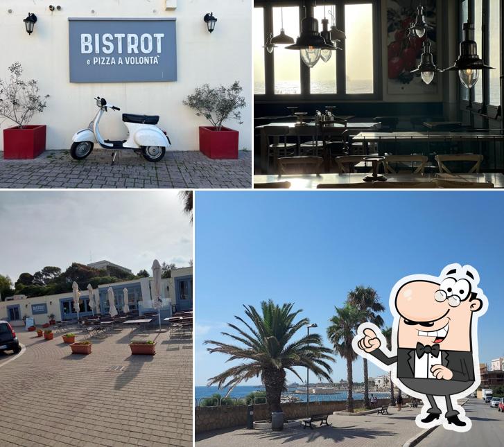 Guarda la parte esterna di pizza a volontà 