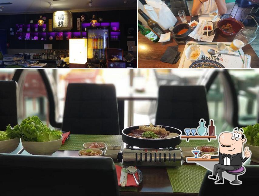 Gli interni di Bonto Korean Restaurant