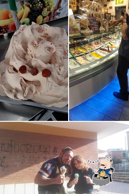 Candy Cream Gelateria si caratterizza per la cibo e esterno