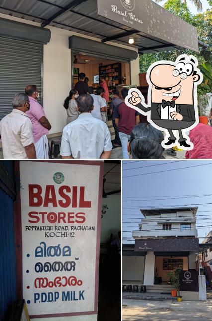 The exterior of Basil Stores