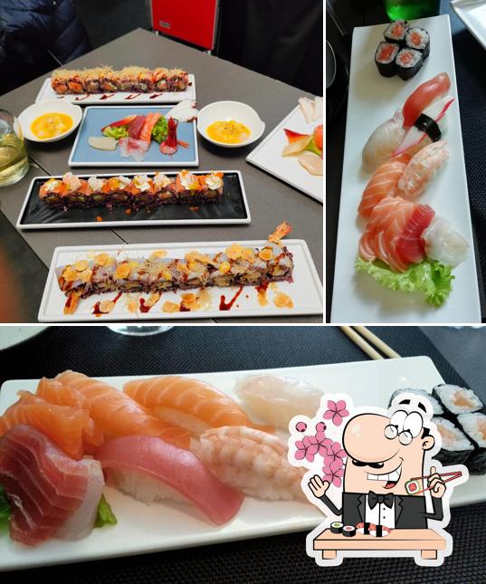 Prenditi le varie opzioni di sushi