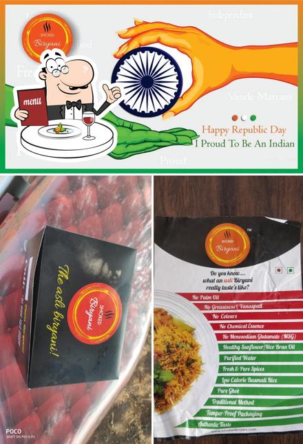 Among various things one can find food and exterior at Smoked Biryani