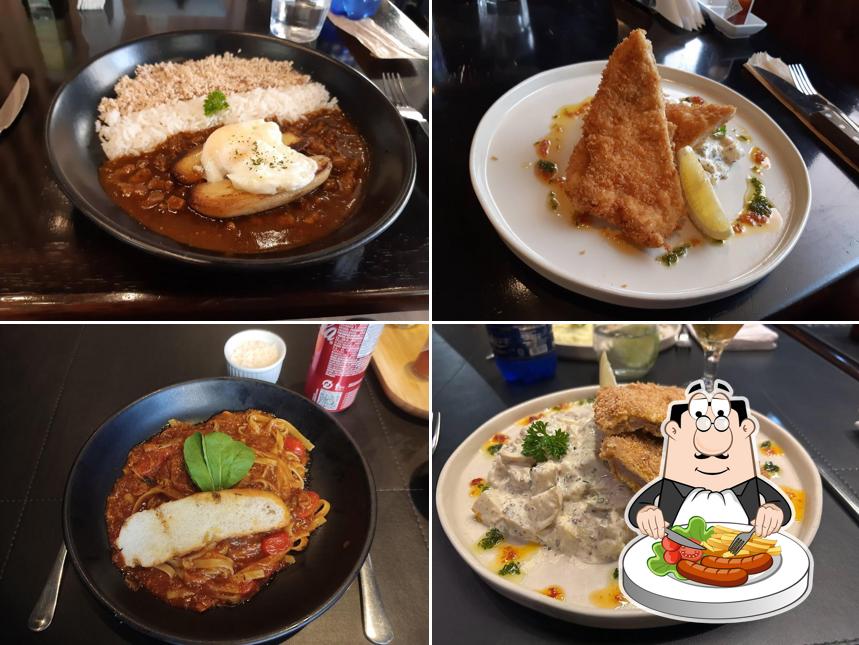 Platos en Rock's Grill