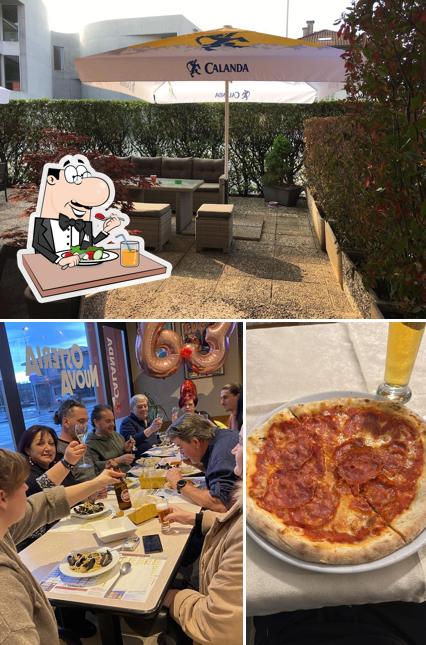 Tra le diverse cose da Osteria Nuova si possono trovare la cibo e esterno
