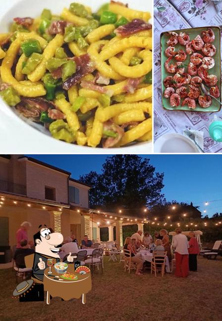 La immagine di cibo e interni da Homerestaurant Vistamare