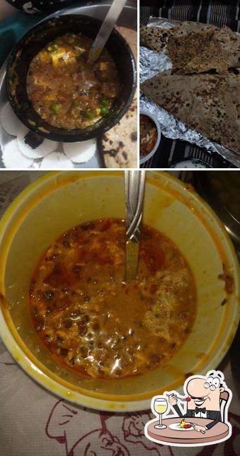 Food at Yadav Family Dhaba