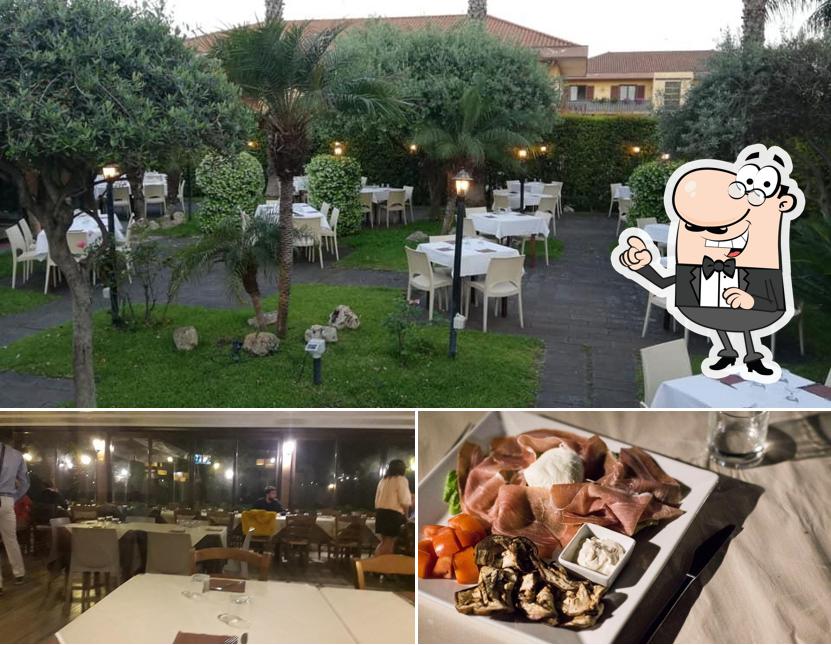 La immagine di interni e cibo da La Spiga Ristorante Pizzeria