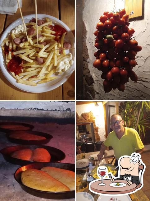 Platti al Pizzeria la Cometa
