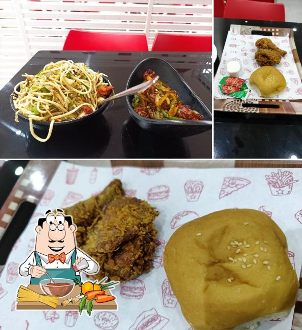 Spaghetti bolognese at Red Cock Fried Chicken