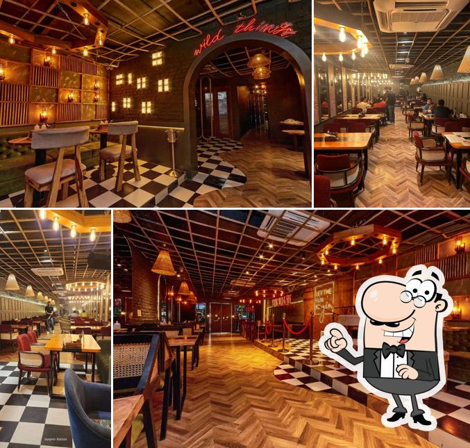 Take a seat at one of the tables at The Weekend