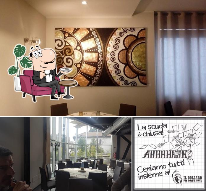 Gli interni di Pizzeria Dollaro