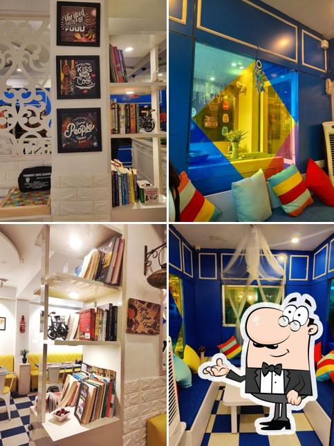 The interior of Happy Belly's Mehfil Restaurant ---A Multicuisine Restaurant