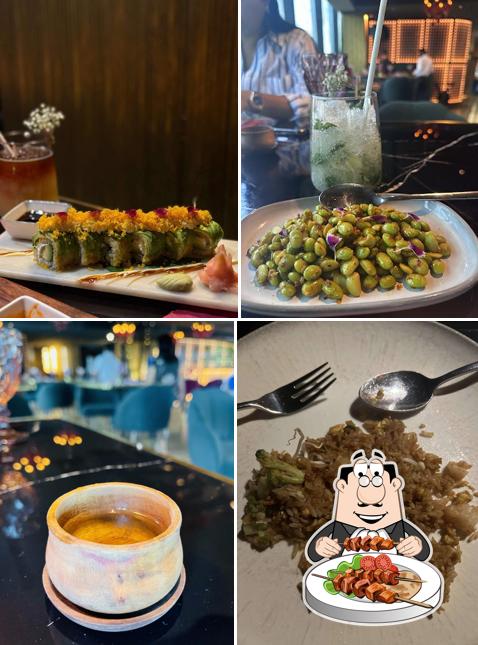 Food at Hiro Pan Asian Bar And Kitchen