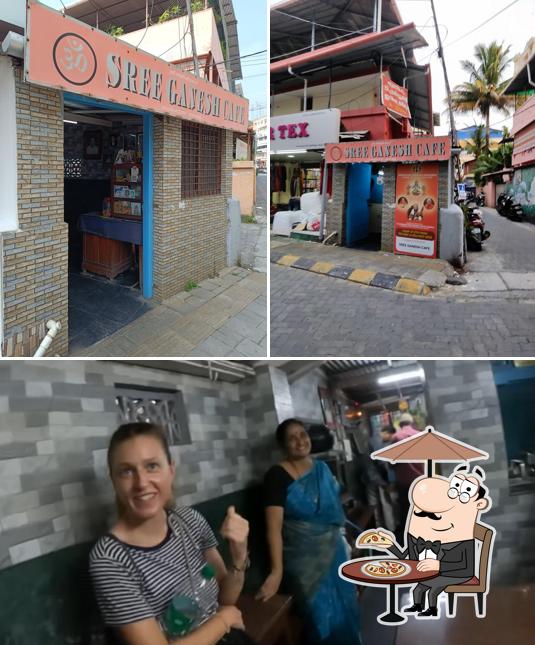 The exterior of Sree Ganesh Cafe