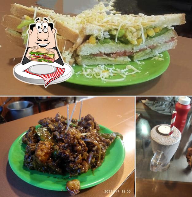 Club sandwich at Sri Rama Coffee Tea Hut