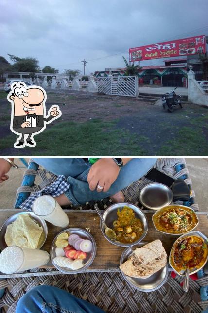 The exterior of Sneha Restaurant And Dhaba