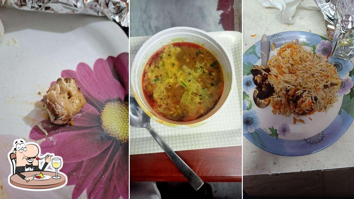 Food at Mughal darbar family restaurant