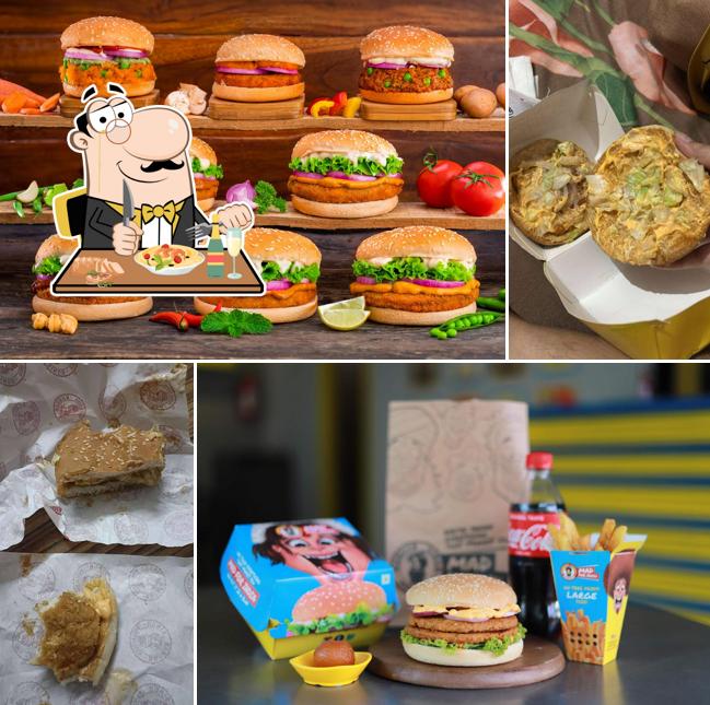 Food at Burger Singh - Big Punjabi Burgers