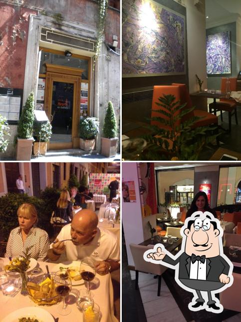 Gli interni di Il Margutta veggy food & art