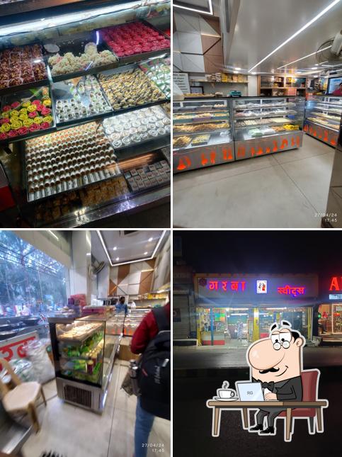 The interior of Garba Sweets