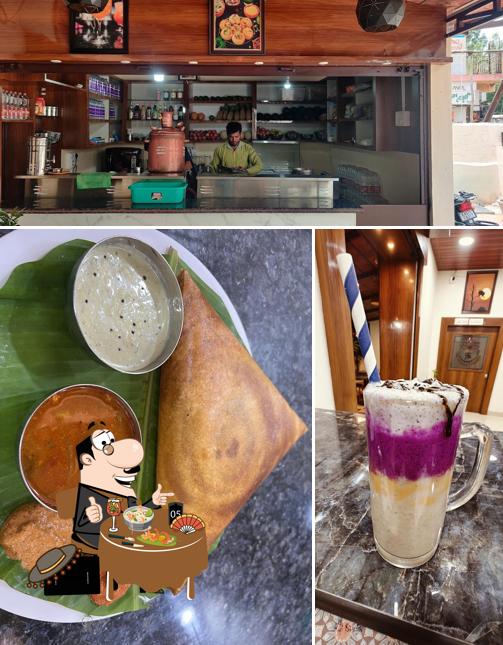 Among different things one can find food and interior at Sri Annapoorna Paradise