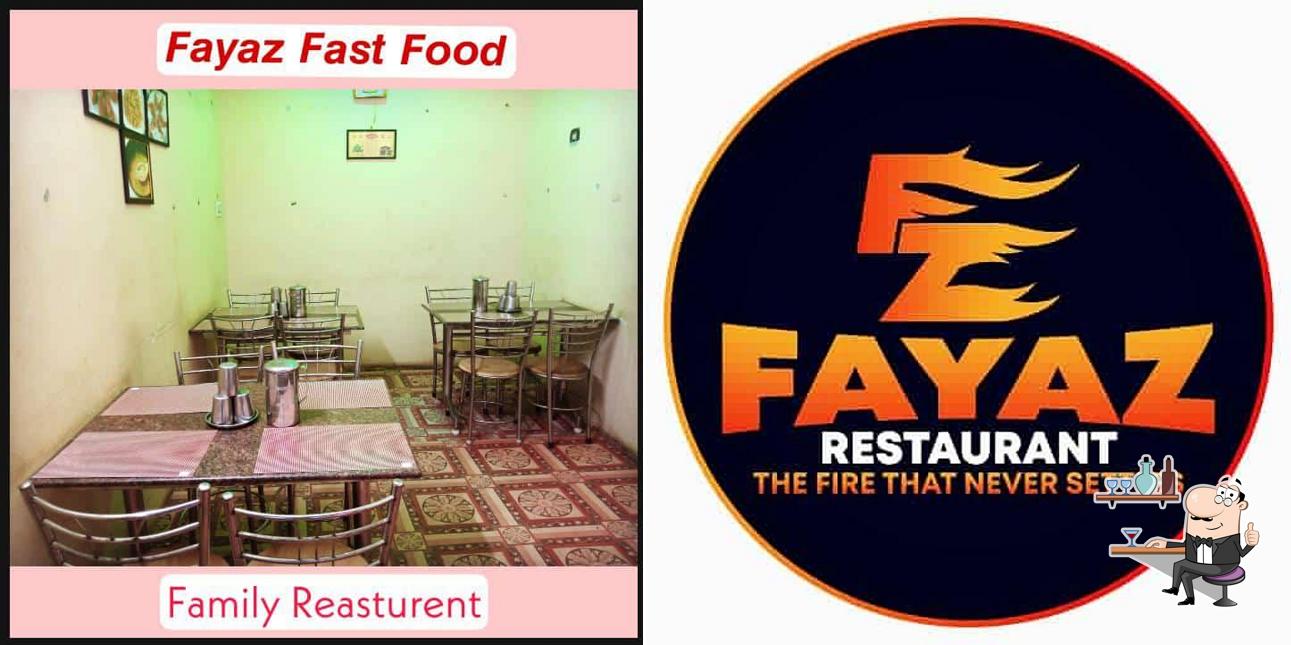 The interior of Fayaz Fast Food Reasturent