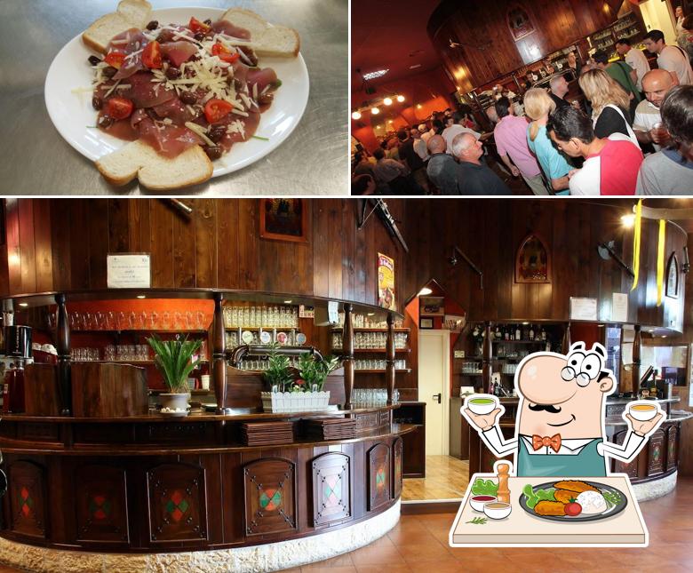 La foto della cibo e bancone da bar di Ristorante Birreria I Templari