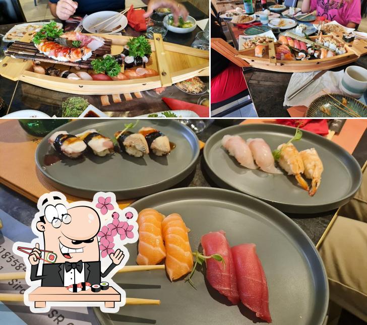 Il sushi è un pasto famoso tipico del Giappone