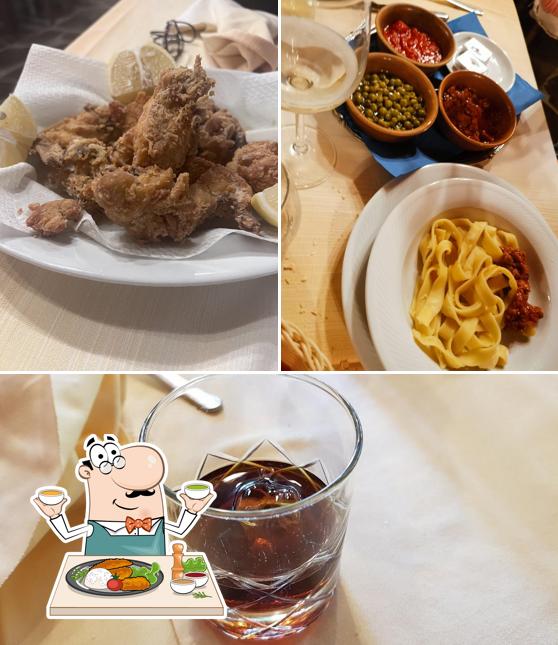 Trattoria Dal Biondo si caratterizza per la cibo e bevanda
