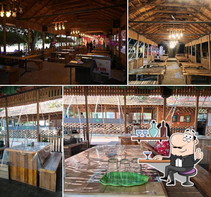 The interior of Cine Cafe Park, Akkulam