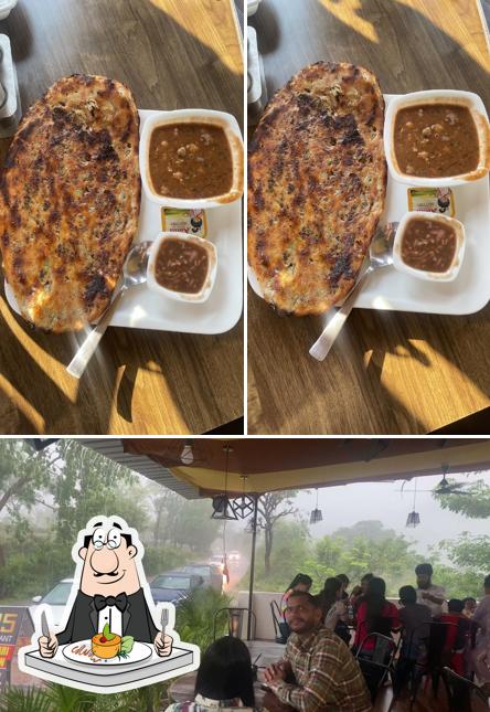 This is the image showing food and exterior at 295 Restaurant