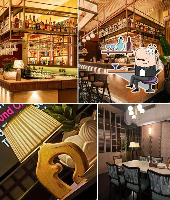 The interior of The Bigg Small Cafe + Bar
