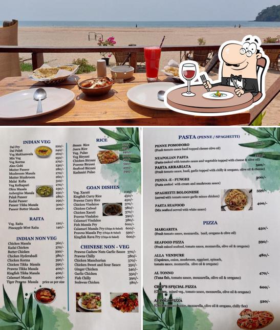 Food at ducknChill-Agonda