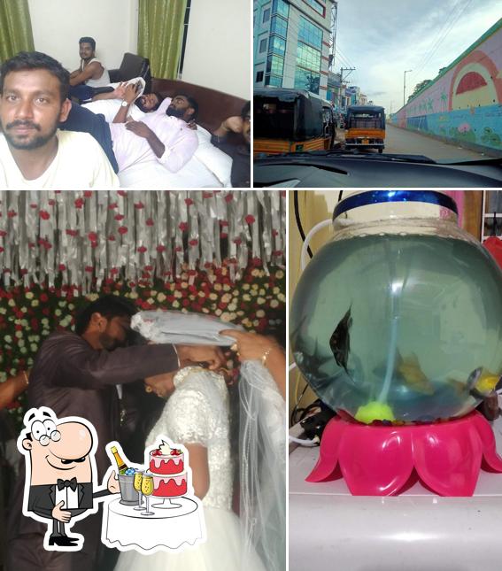 You can have your wedding at Rk Residency ,Tuni