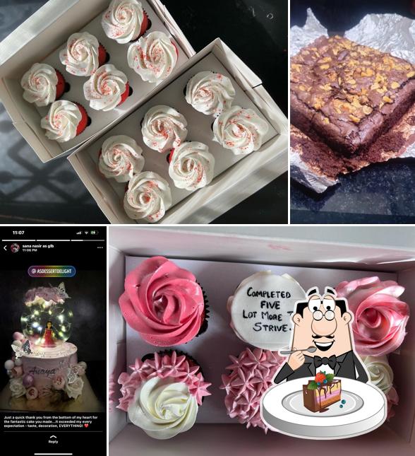 Chocolate cake at AS Dessert Delight