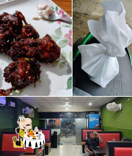 Take a look at the photo depicting food and interior at Manjari: A Family Restaurant