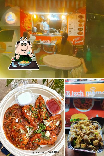 Check out the photo showing food and beverage at B.tech Momo Wala Noida