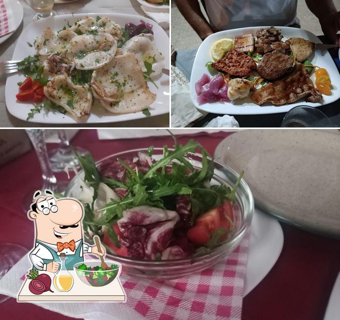 Insalata di barbabietole al La Braceria di Nina ed Egidio