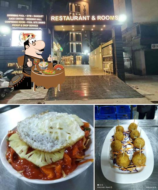 The image of Voxton Restaurant’s food and exterior