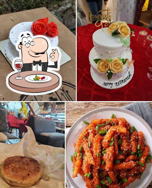 Food at Nav Baker's & Cake Classes