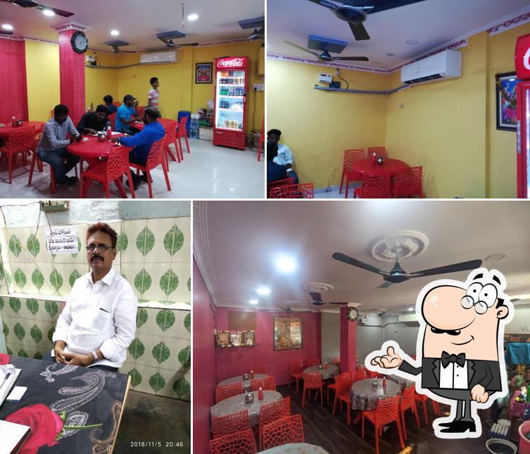 Take a seat at one of the tables at Radhika Noodles