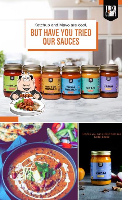 Food at Tikka & Curries