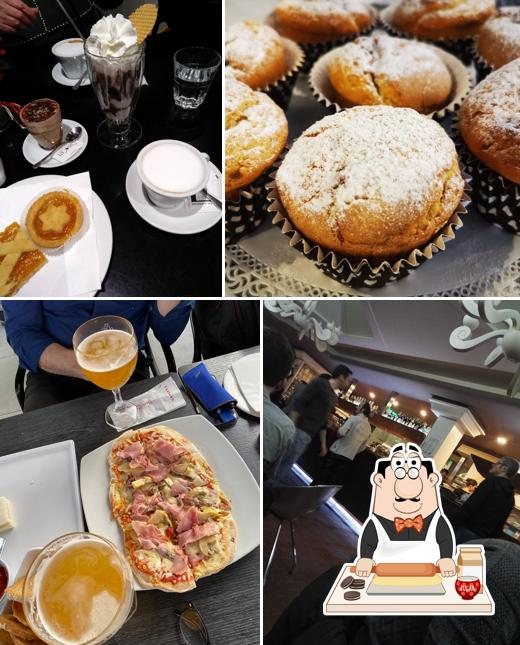 Il Caffè del Viale serve un'ampia varietà di dolci