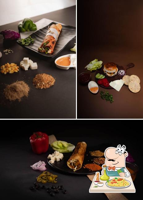 The picture of food and interior at Frankie Station