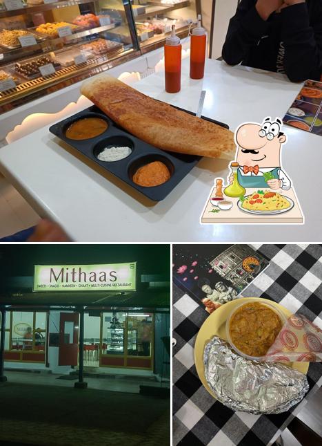 Among various things one can find food and exterior at Mithaas