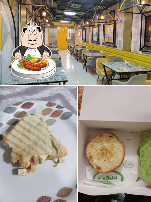 The picture of food and interior at FUN BYTES