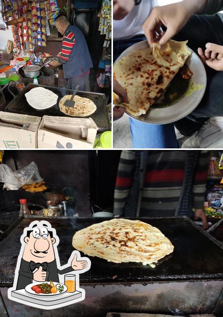 Food at Kishan Da's Paratha and tea store