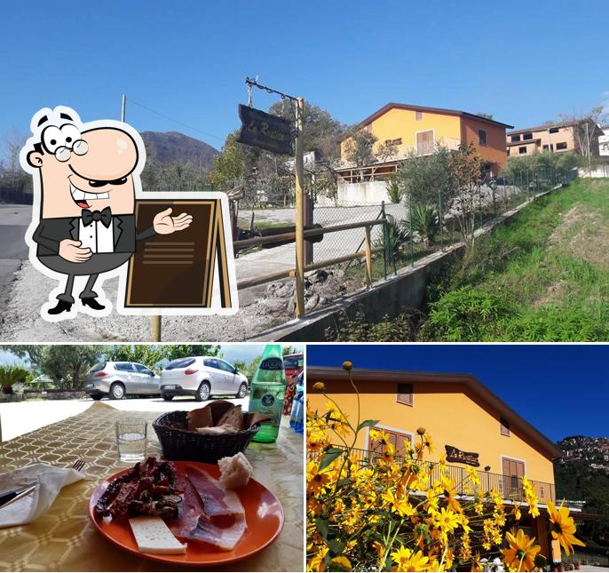 Goditi la vista dall'area esterna di La Rustica