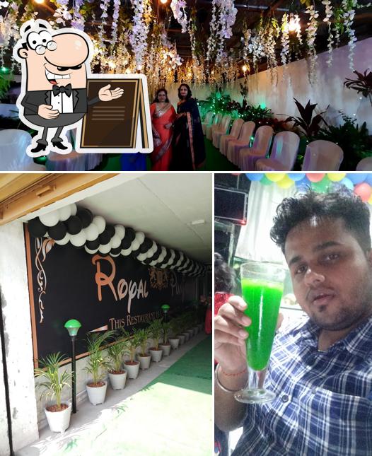 Among different things one can find exterior and beverage at Royal Punjab